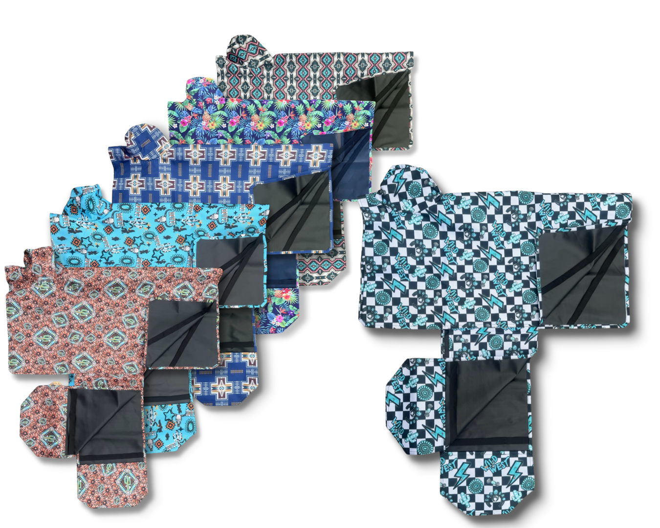 Saddle Cover: Turquoise Glass
